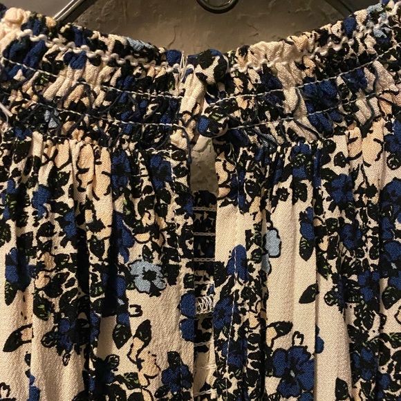 FREE PEOPLE Flowers In her hair smocked tunic - Picture 6 of 15